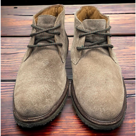 JOHNSTON & MURPHY Copeland Brown Suede Leather Crepe Chukka Boots Mens 13 Fast main image 10